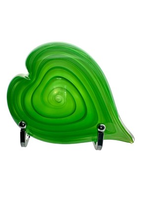 Bright Green Infinity Heart